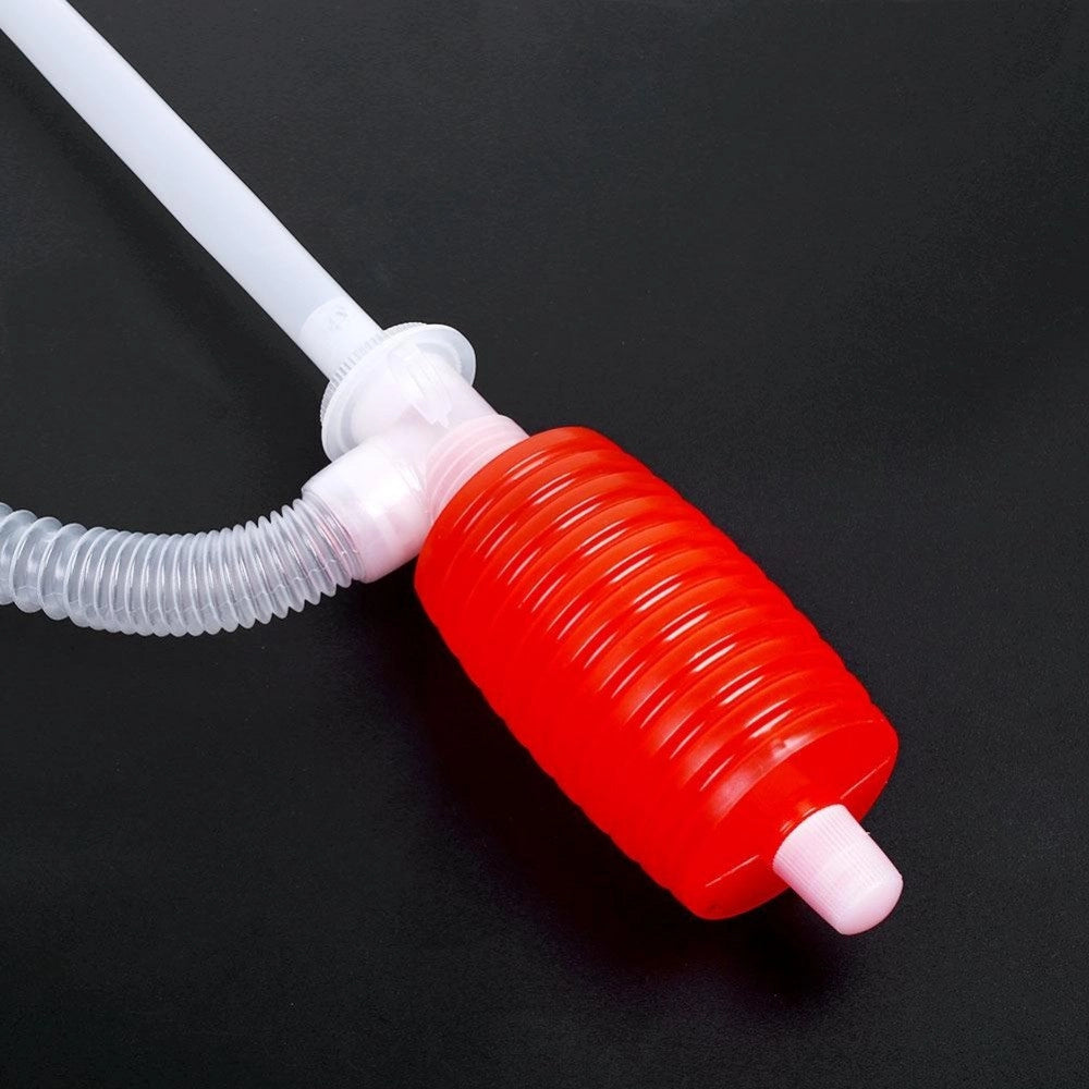Trade Shop - Pompa Travaso Manuale A Sifone Succhia Aspira Liquidi Carburante Vino Acqua Olio -