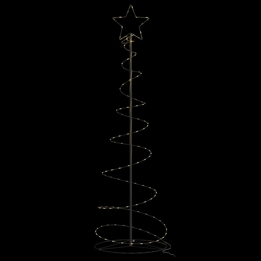 Albero di Natale | Decorazioni natalizie a LED 120 LED Bianco Caldo 180 cm