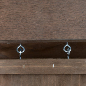 Conigliera 90x53x59 cm Casetta e Rampa in Legno Marrone