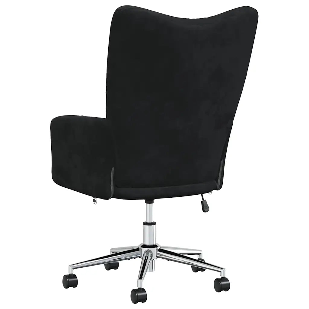 Divano Sedia-Poltrona Relax Nera in Velluto 544834