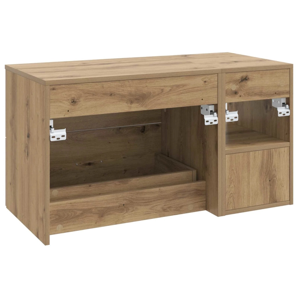 Set di mobili per il bagno 2 pz Rovere Artigianale 3403943