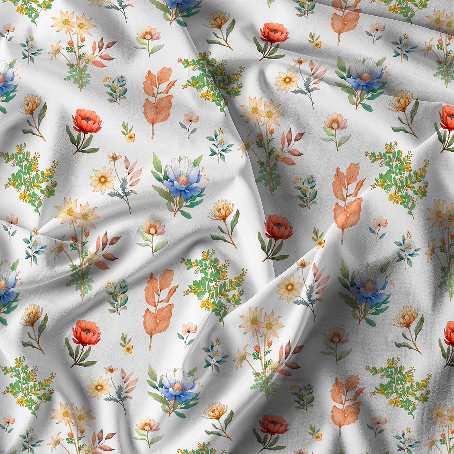 Copripiumino Matrimoniale con Federe Stampato in Puro Cotone Tala