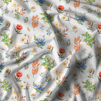 Copripiumino Matrimoniale con Federe Stampato in Puro Cotone Tala