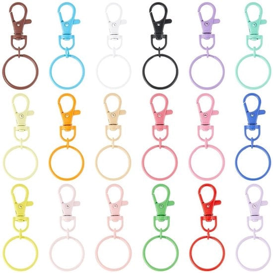 Set di 36 Chiavi a Sostegno Colorate per Creare Gioielli