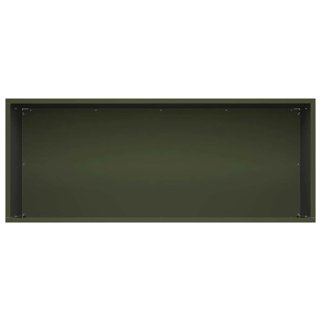 Vaso da giardino 2 pz Verde Oliva 100 x 40 x 40 cm 8005253