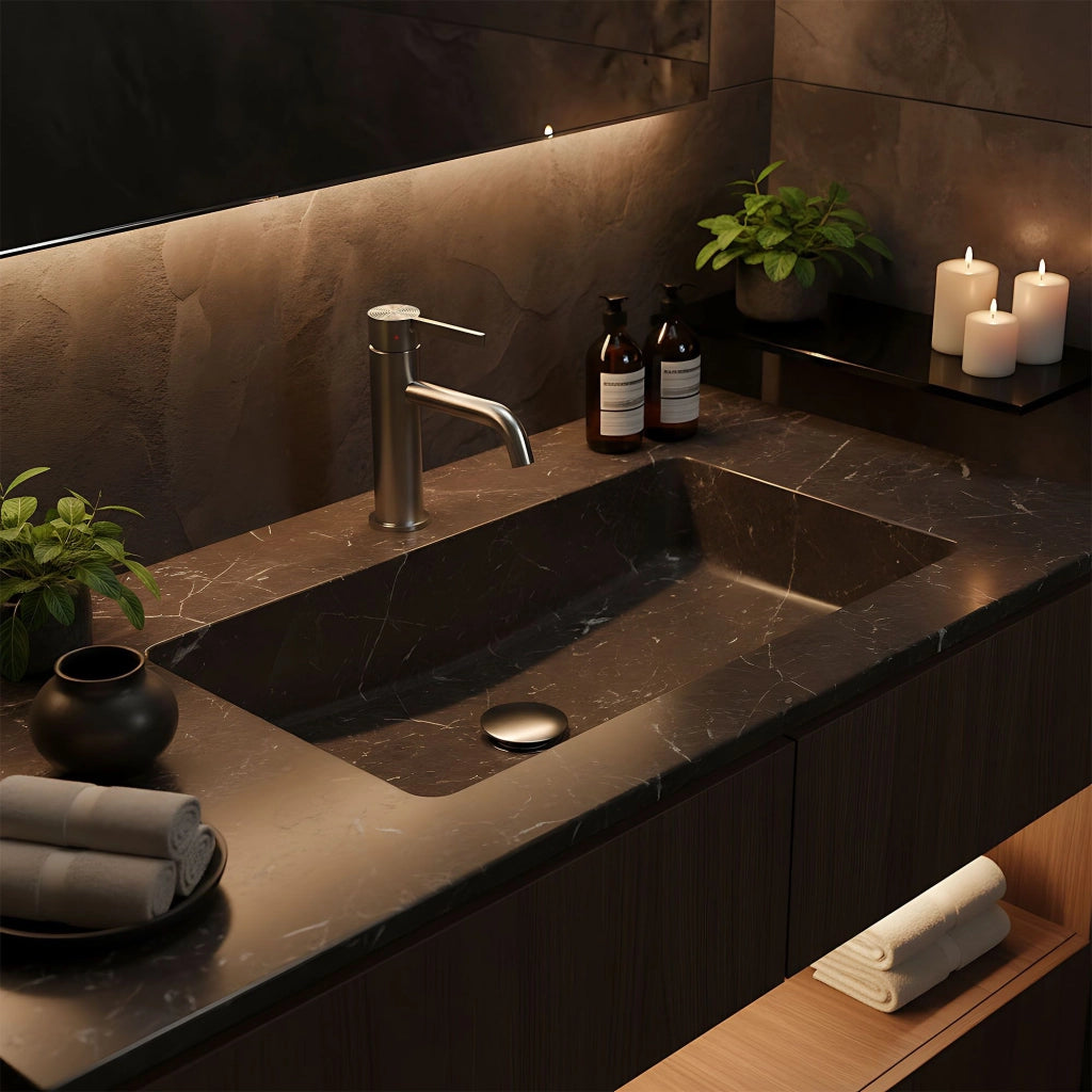 Rubinetto Da Lavabo Rea Foster Nickel Brush Low