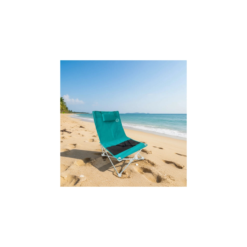 Set di 2 sedie a sdraio pieghevoli - O'Beach - Custodia da trasporto inclusa - 71 x 55 x 65 cm