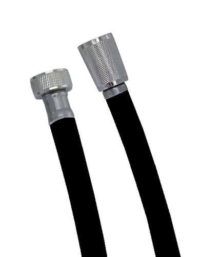 Tubo FLESSIBILE in PVC 1/2FF 120cm  ANTITORSIONE Nero