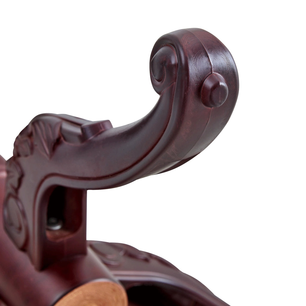 APPENDIABITI da terra classico 195x31x48 cm noce in legno massello e metallo
