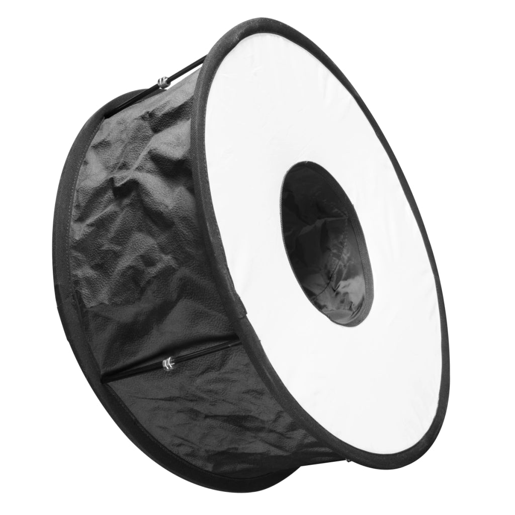Softbox rotondo per flash di sistema