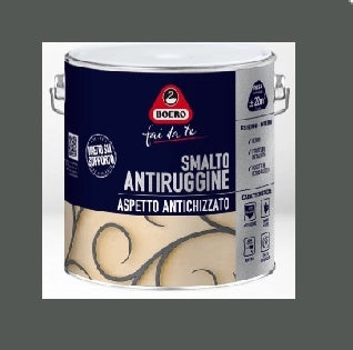 SMALTO ANTIRUGGINE NERO GRAFITE GRANA GROSSA 2LT - BOERO