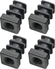 Stopper per tubi quadrati - 4 pezzi - Montaggio facile - 18 x 18 mm - Adatto per mobili - Polipropilene