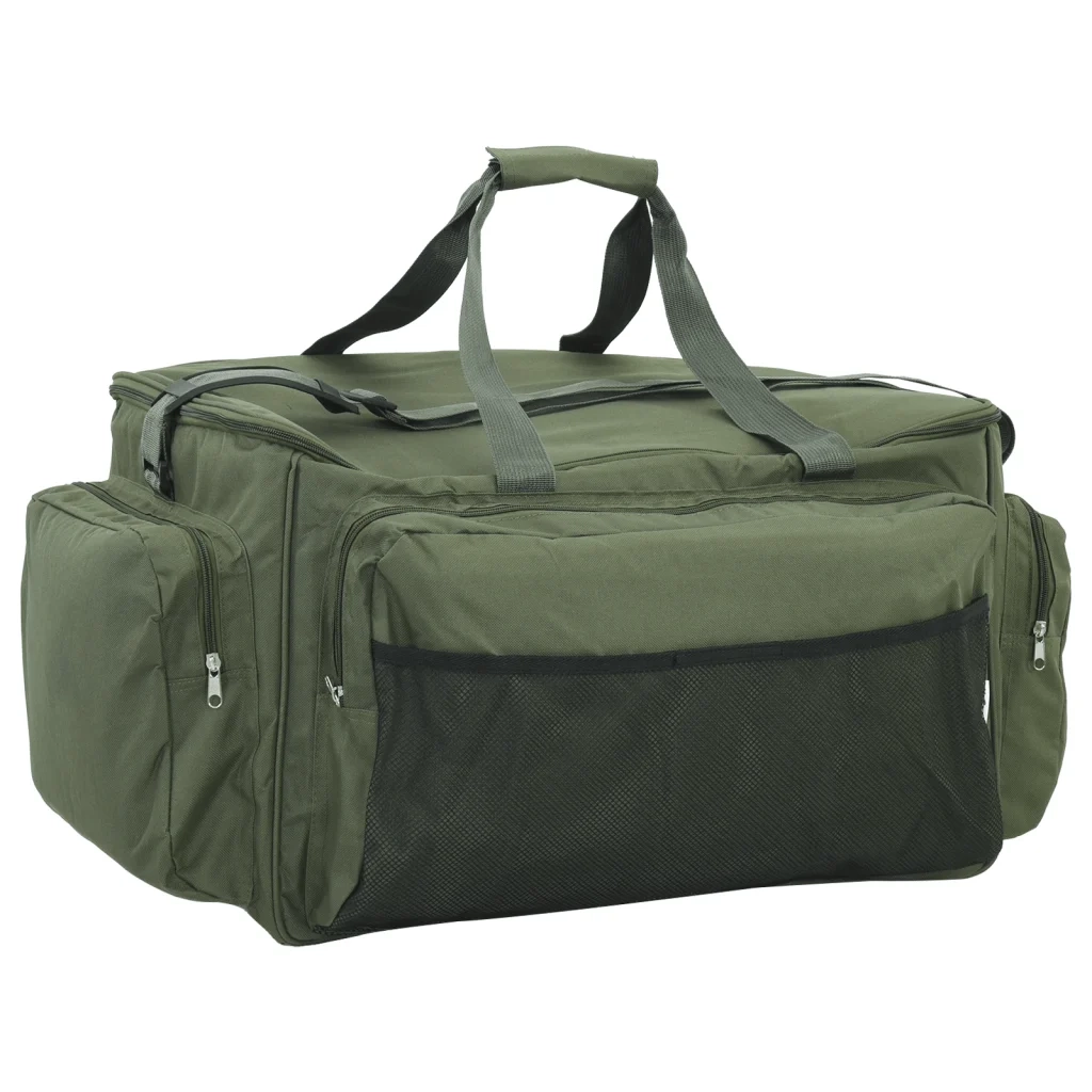 Borsa da Pesca Impermeabile Verde Scuro in Tessuto Oxford 4009952