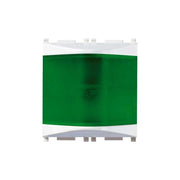 14387.V Spia Prismatica Verde Bianco Plana