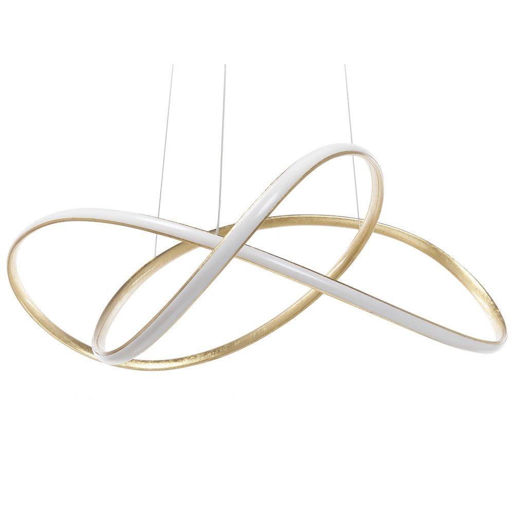 Moderna Lampada a Sospensione Illuminazione Integrata Luce LED Novità Nodo Forma Oro