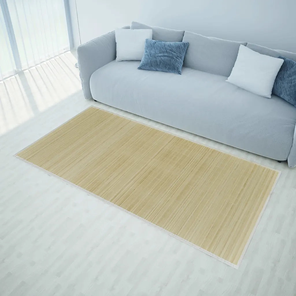 Tappeto Rettangolare in BambÃ¹ Naturale 80 x 300 cmcod mxl 81512