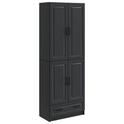 Set di armadi 2 pcs Nero Legno ingegnerizzato 3416935