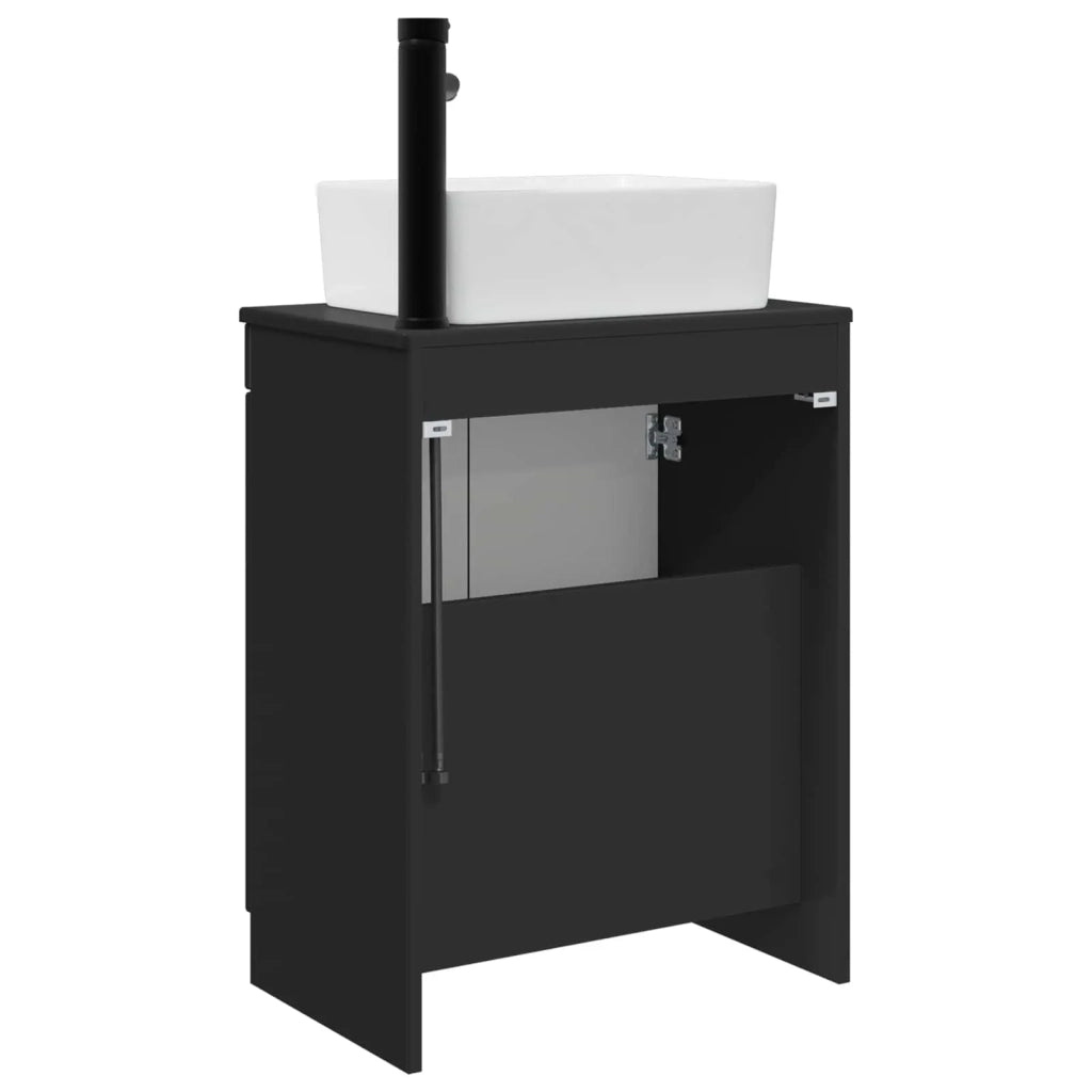 Mobile da bagno con lavabo Nero 54 x 35 x 83 cm 890159