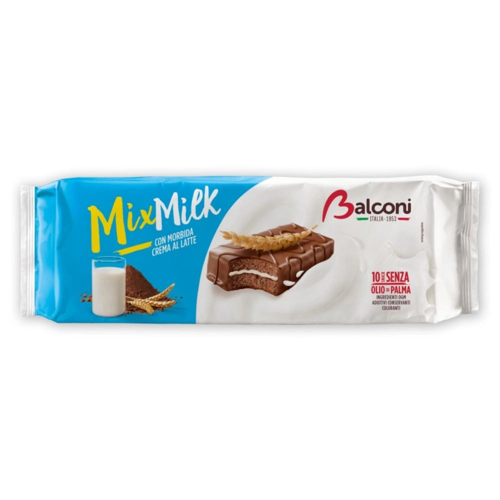 Balconi mix milk latte fresco in confezione da 10 brioches - 350 grammi totali