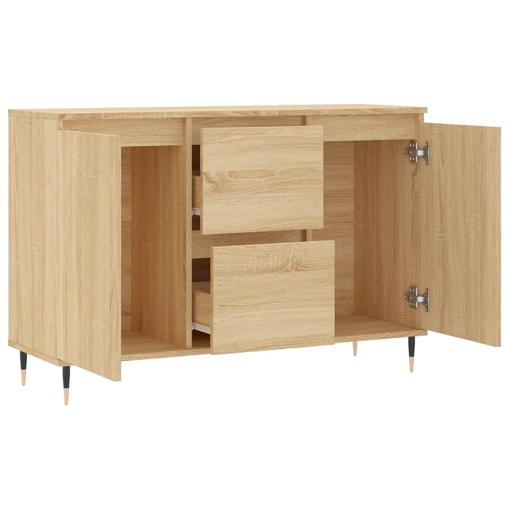 Credenza | Madia | Buffet da pranzo | Armadio da pranzo Rovere Sonoma 101,5x35x70 cm in Legno Multistrato