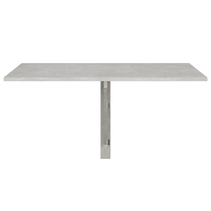 Tavolino Muro Pieghevole Grigio Cemento 100x60x56cm Multistrato 342648