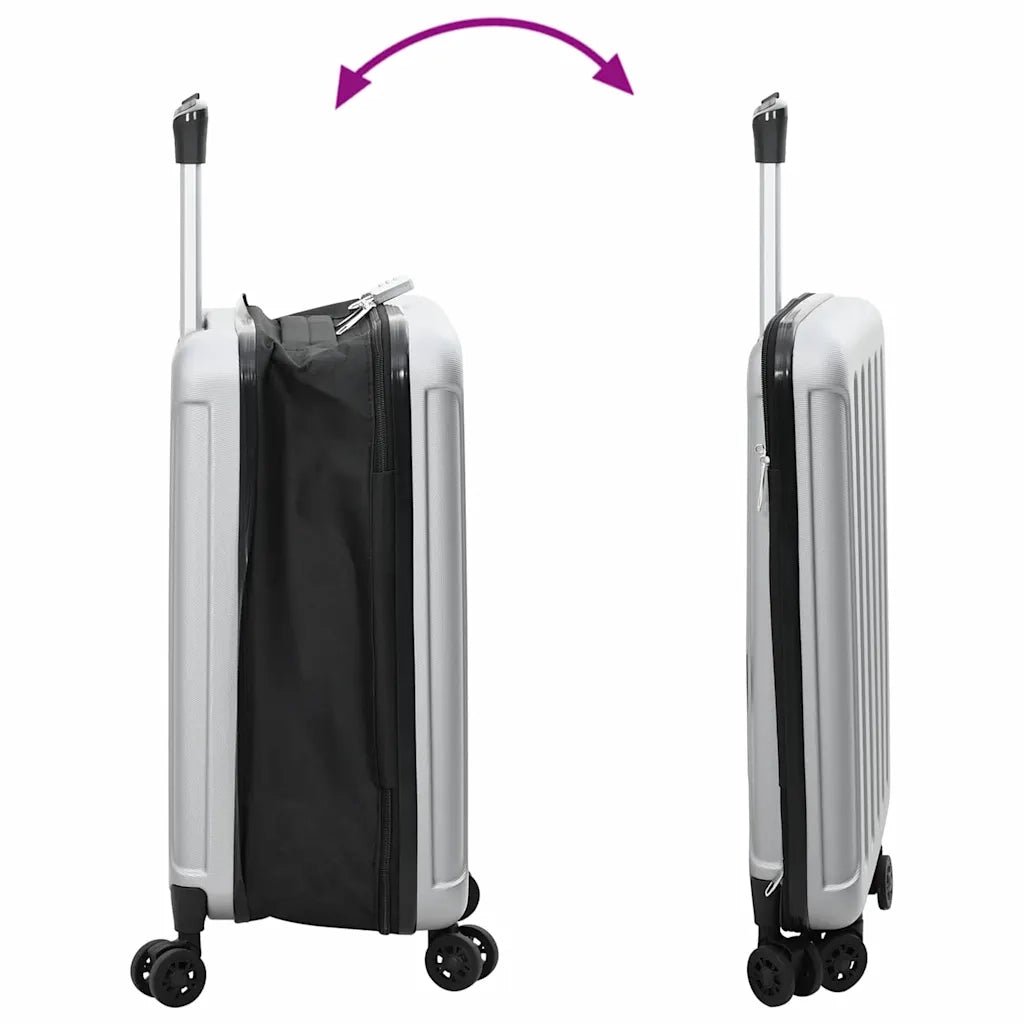 Valigia con blocco Argento 34 x 23 x 55.5 cm Plastica ABS CFW9919273