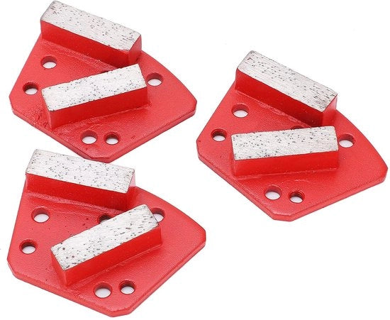 Schiaccia-Diamanti a 3 pezzi - 30# Trapezio - 6 Viti - 2 Denti - Diamanti di Alta Qualità - Elevate Prestazioni di Affilatura - Dischi di Affilatura