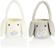 Due ombrelli di Pasqua con motivi animali - ombrello di Pasqua da riempire - ombrello di pluche di Pasqua per regali - decorazione di Pasqua - decorazione di primavera (scelta variabile)