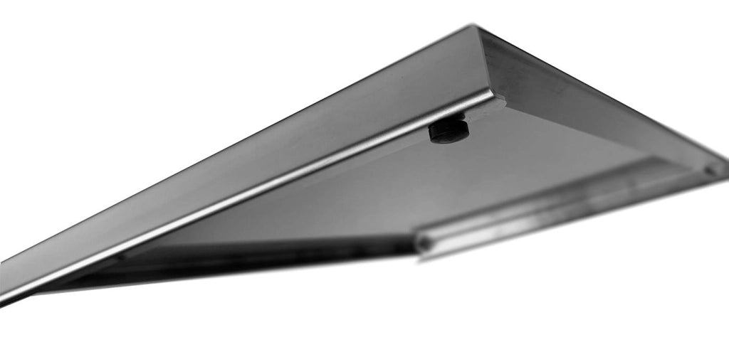 Tagliere Spianatoia per Alimenti 60x55 cm in Acciaio Inox Alimentare Lisa Luxury Plan