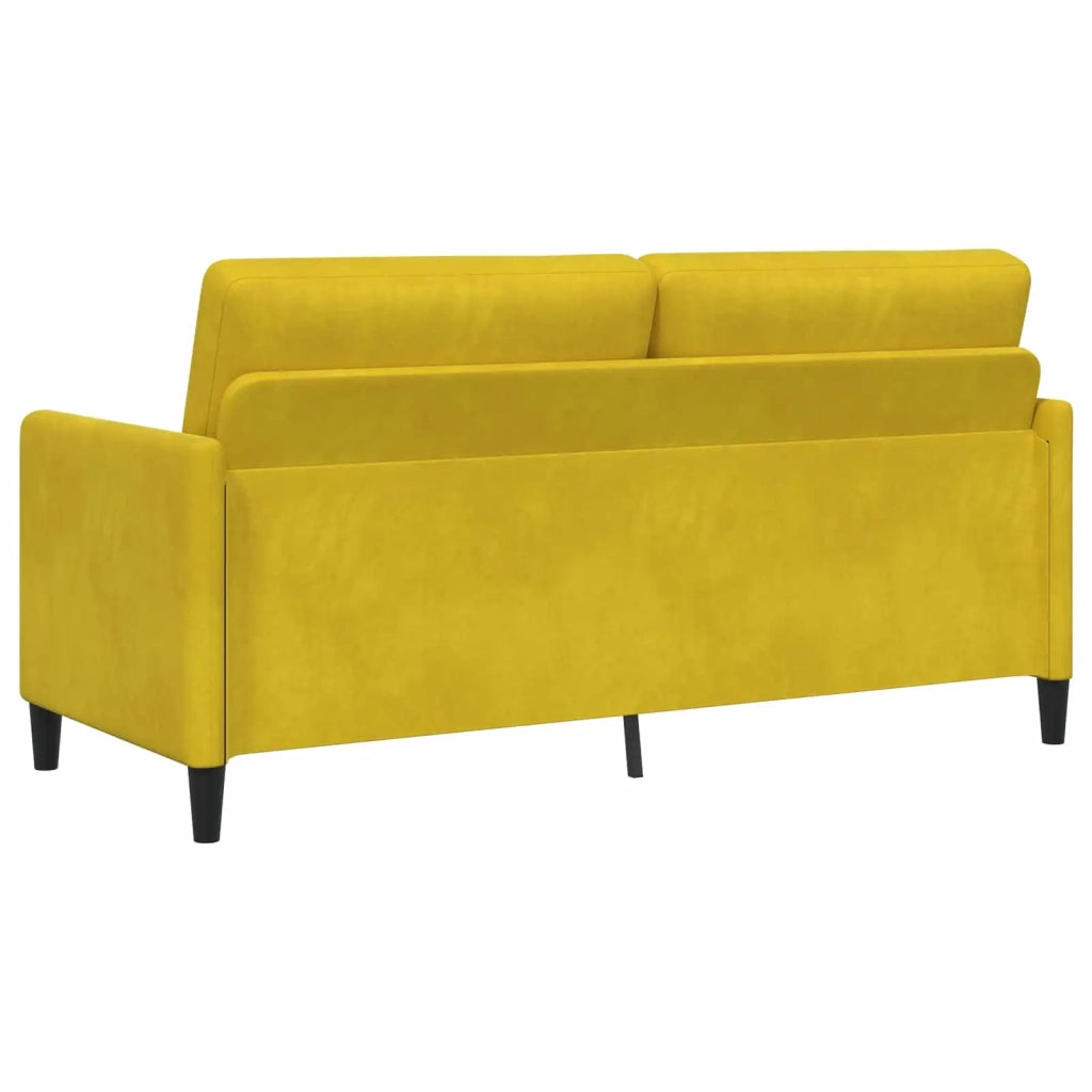 Set di Divani con Storage 2 pz Giallo Poliestere 3429225