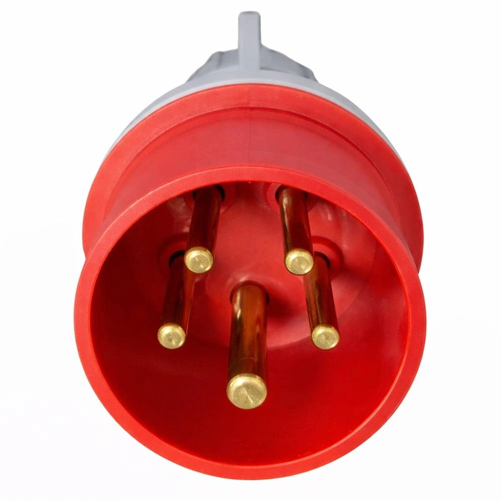 Ecova spina industriale trifase rossa ip44 3pnt per cantiere *** ampere 32 ampere, confezione 1