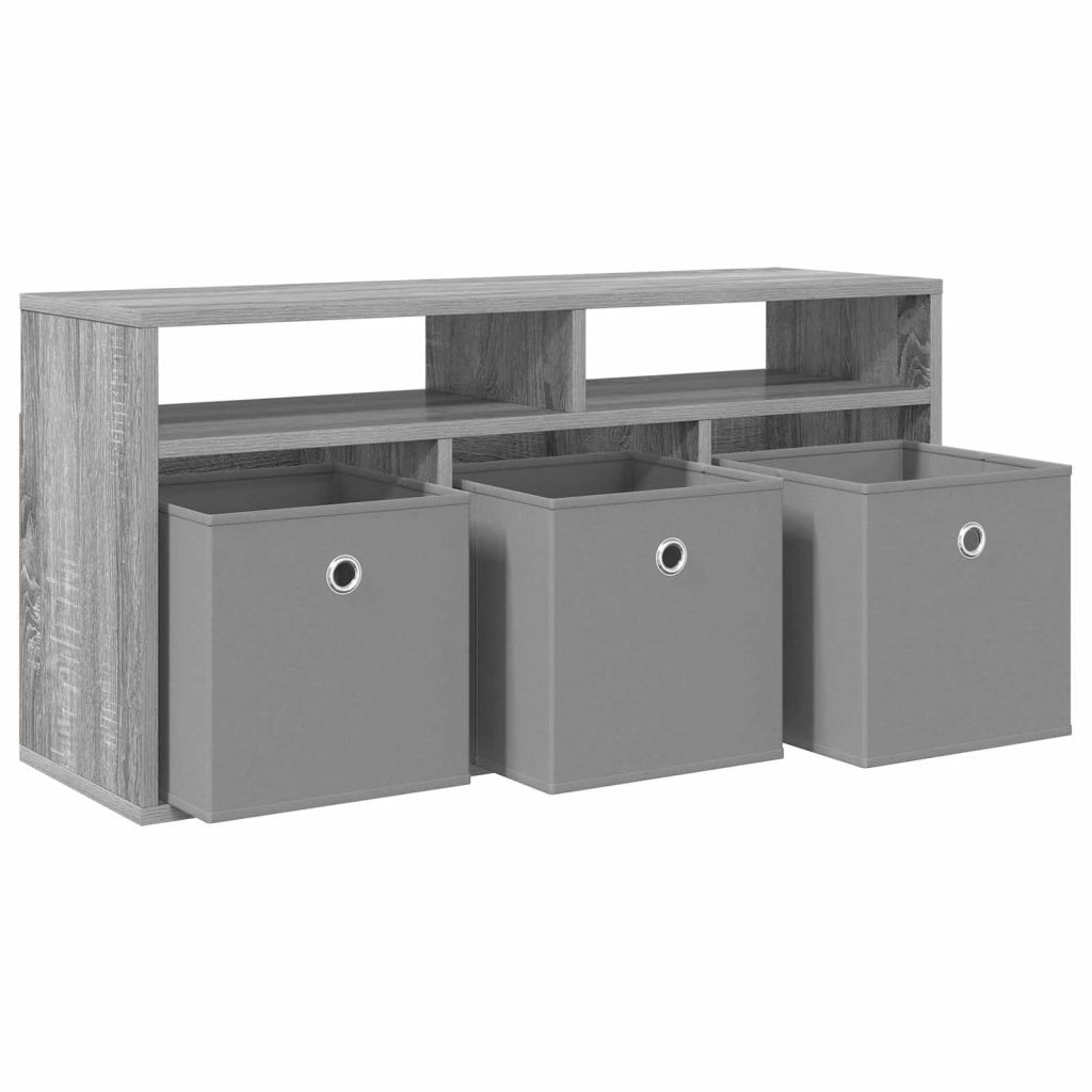 Lowboard con cassetto Grigio Sonoma 87 x 27,5 x 43 cm CFW2580719