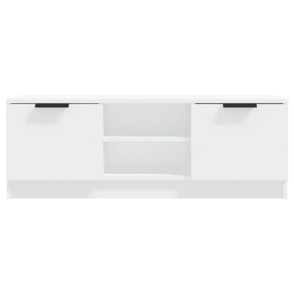 Mobile TV | Armadietto TV | Mobile Porta TV Bianco 102x35x36,5 cm in Legno Multistrato