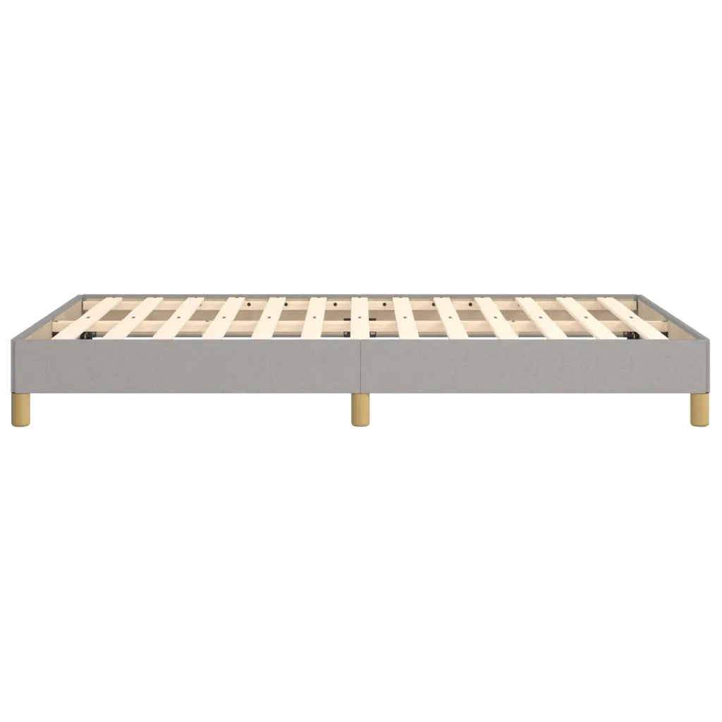 Giroletto senza Materasso Grigio Chiaro 120x190 cm in Tessuto
