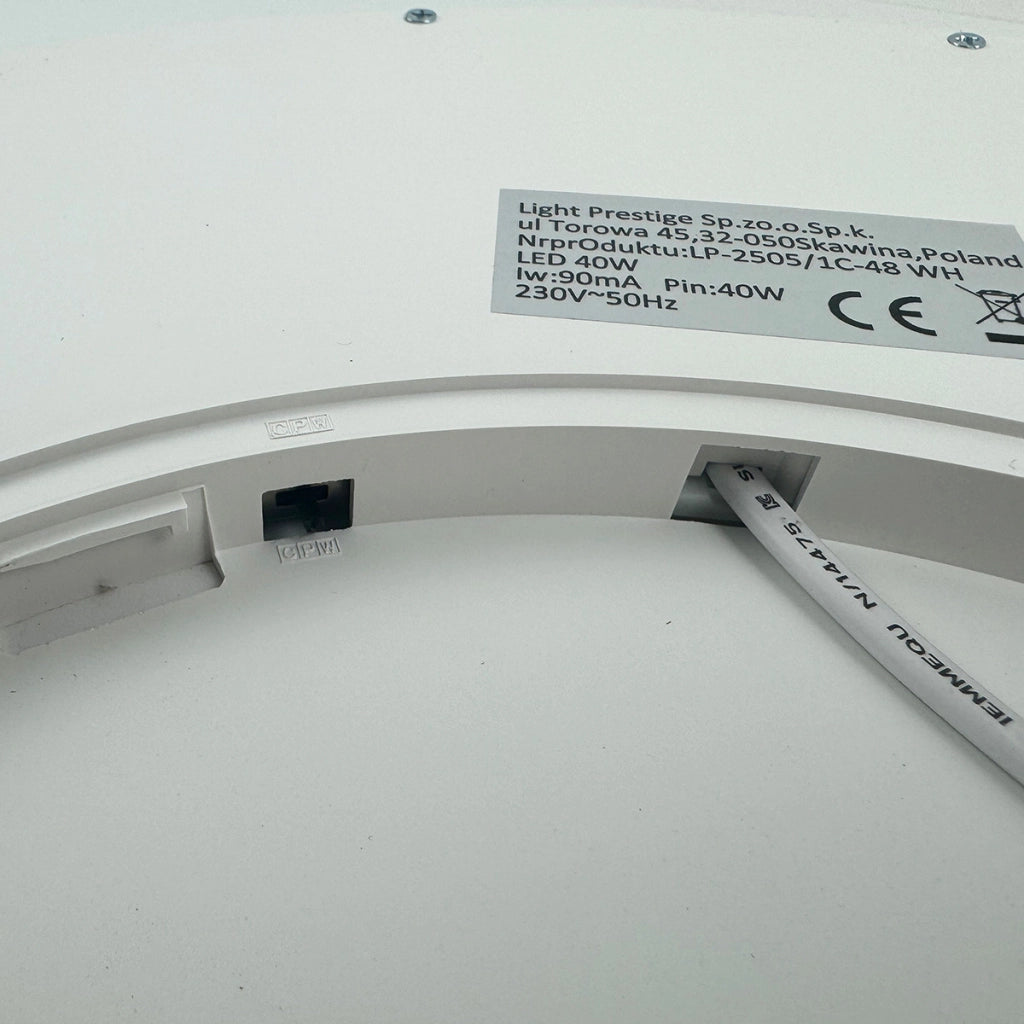 Plafoniera LED moderna 36W CCT rotonda Ø40cm bianca
