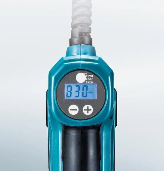 Makita MP100DZ Compressore a Batteria 12Vmax Massima Pressione 8,3 bar Flusso 10 l-min colore Nero Blu