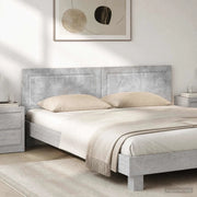 Testiera da Muro UTRECHT Grigio Cemento Legno ingegnerizzato 897808
