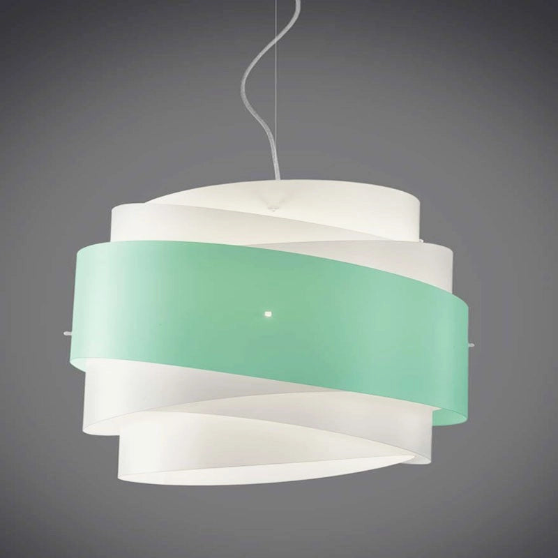 Lampadario a sospensione BEA cinque luci Verde diametro 60x h38 cm