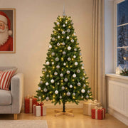 Albero di Natale artificiale con palline 240 cm 300 LED 3461404