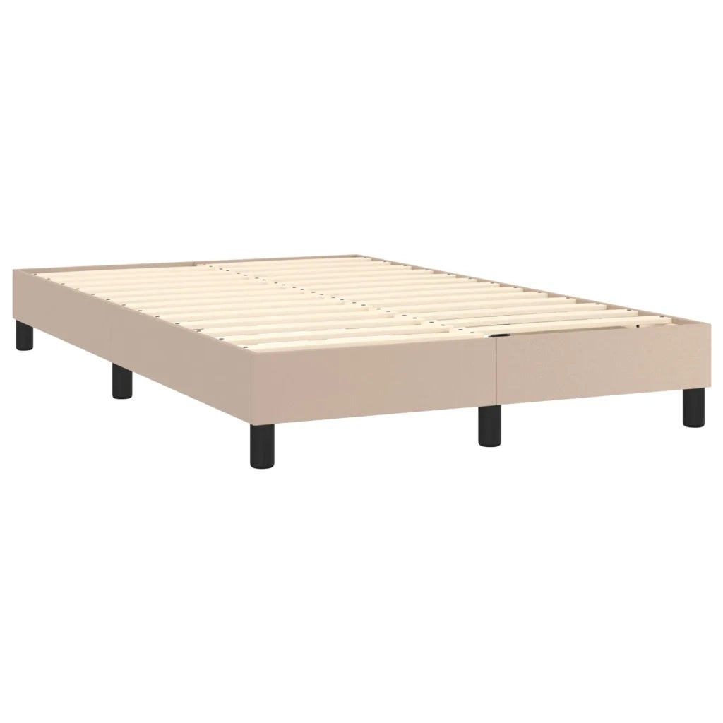 Giroletto Molle Materasso e LED Cappuccino 120x200cm Similpelle cod mxl 63940