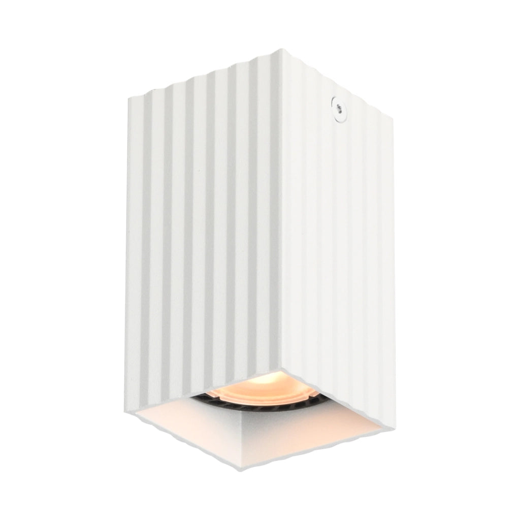 Spot soffitto quadrato bianco 10 cm GU10 TECNO Italux