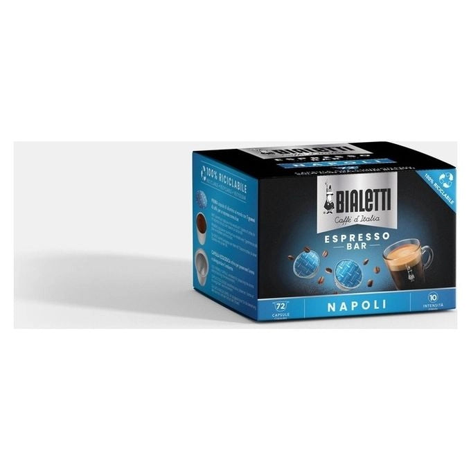 Bialetti Napoli Capsule caffè Tostatura scura 72 pz