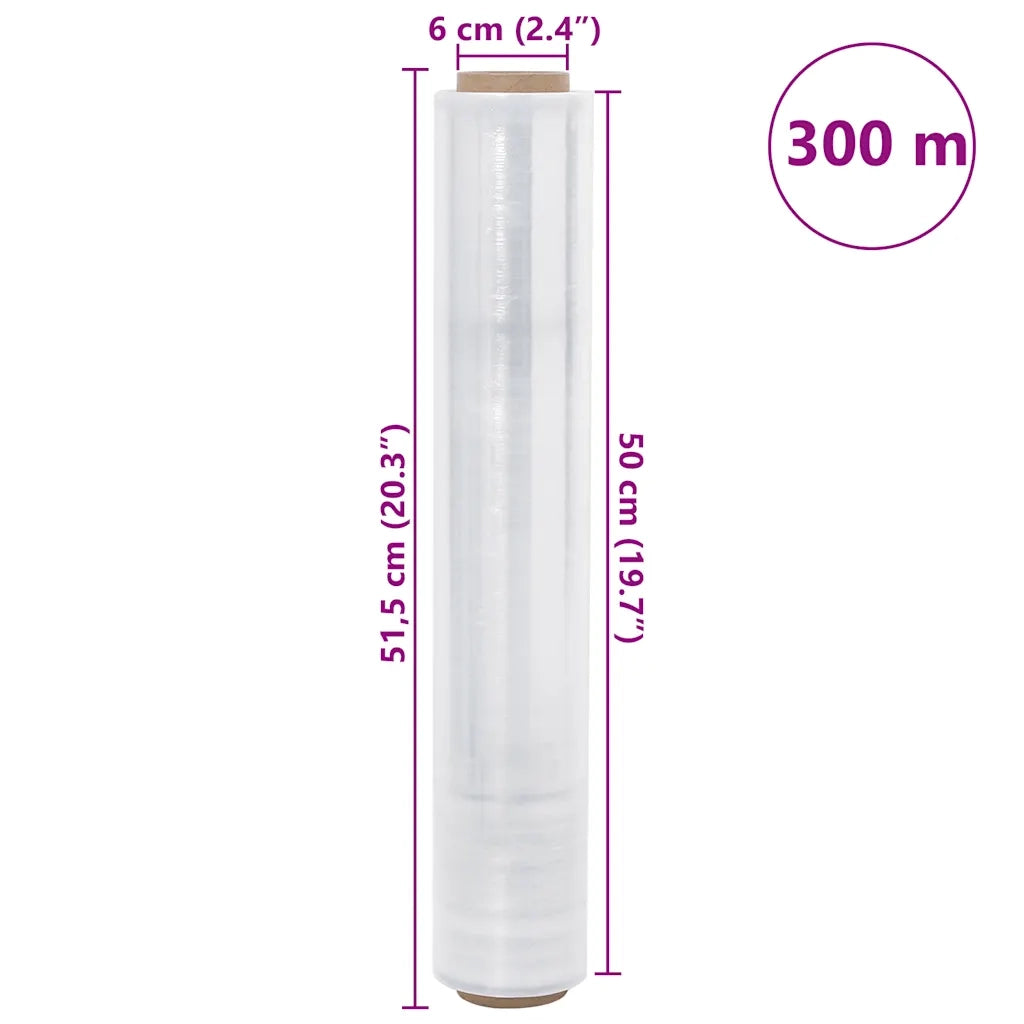 Film Estensibile 6 pz Trasparente 20 ?m 50 cm x 300 m