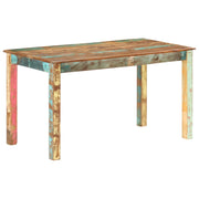 Tavolo da Pranzo in Legno Massello di Recupero 140x70x76 cm cod mxl 58542