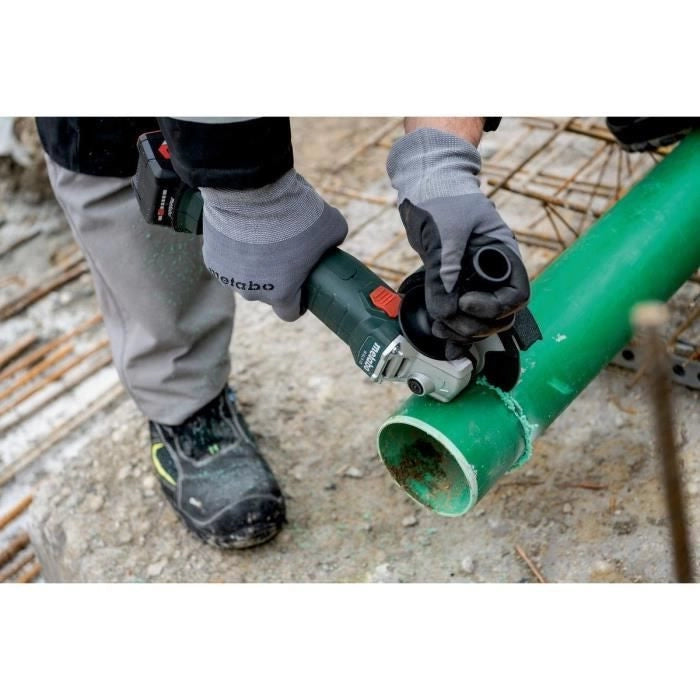 Smerigliatrice angolare a batteria - METABO - W 18 L 9-125 - 18 V - MetaBOX 165 L