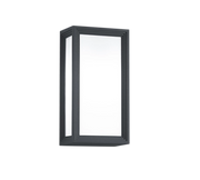Applique Led Esterno Parete  Rettangolare Antracite 29x15 cm Timok GD Trio