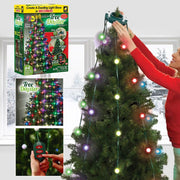 Trade Shop - Mantello Luminoso Addobbi Per Albero Di Natale 64 Lampadine Led Con Telecomando -