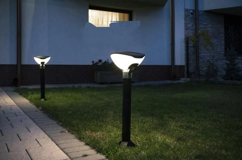 Lampada da giardino SU-MA TEO 3 nera 69cm E27 IP54
