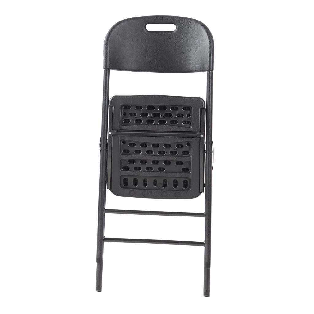 Set di 4 sedie pieghevoli 87 x 46 x 53 cm nere 03_0009844