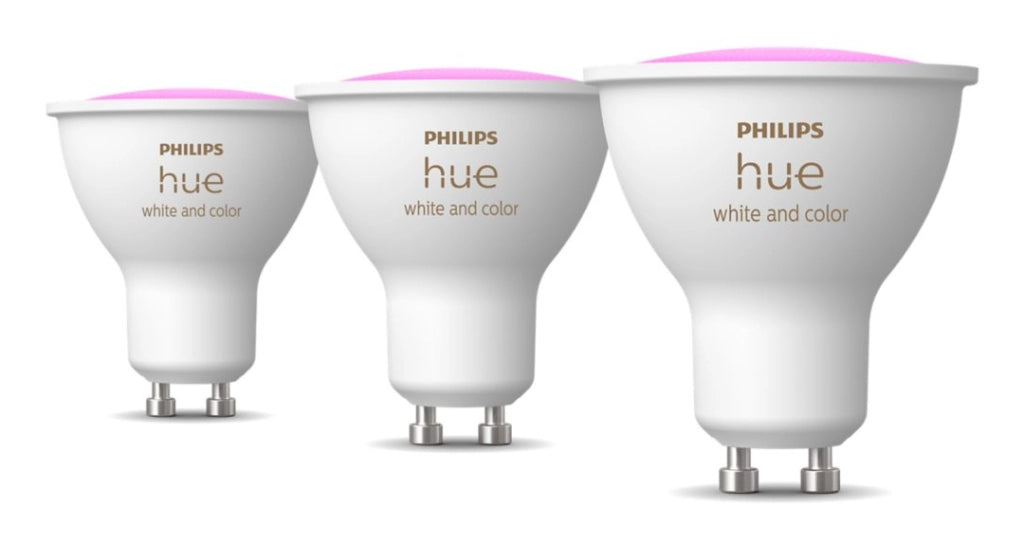 Philips hue white and color ambiance gu10 - faretto connesso - (confezione da 3) - 929003666503